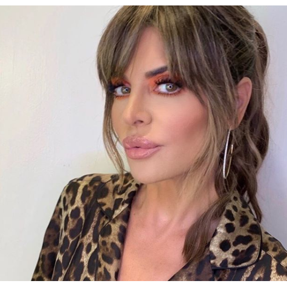 Lisa Rinna sur son compte Instagram, le 11 août 2019.