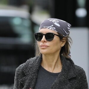 Exclusif - Lisa Rinna se rend à SoulCycle à la place de son cours de yoga pour son entraînement quotidien, Los Angeles, le 23 mai 2019.