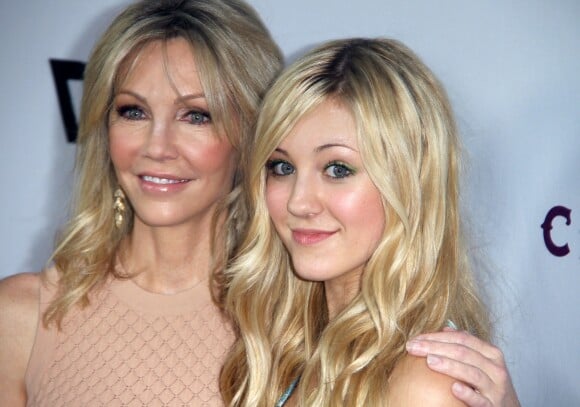 Heather Locklear et sa fille Ava Sambora - Première de "Scary Movie 5" à Hollywood le 11 avril 2013.