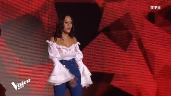Amel Bent danse sur du Beyoncé, dans The Voice Kids, le 6 septembre 2019