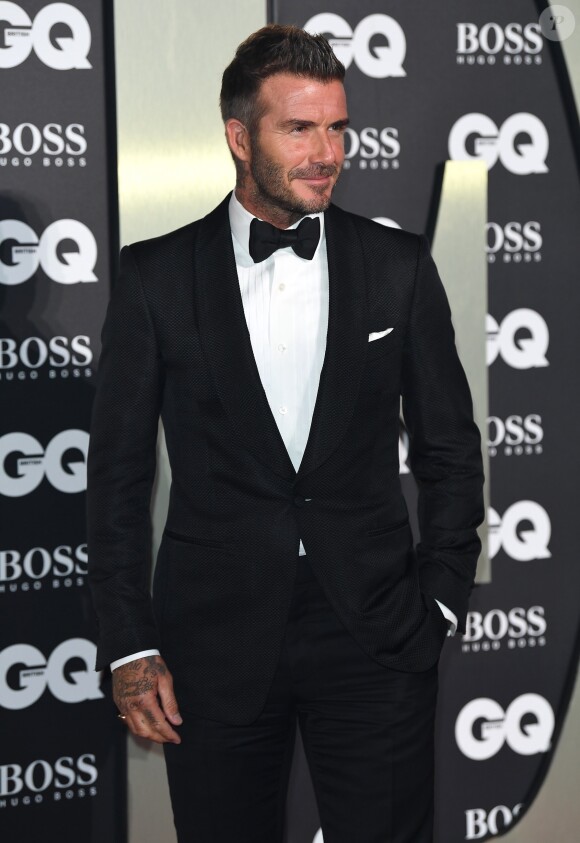 David Beckham et Victoria Beckham, accompagnés de leur fils Brooklyn Beckham ont participé à la soirée "GQ Men of the Year" Awards à Londres le 3 septembre 2019.