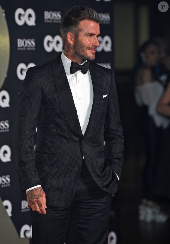 David Beckham et Victoria Beckham, accompagnés de leur fils Brooklyn Beckham ont participé à la soirée "GQ Men of the Year" Awards à Londres le 3 septembre 2019.