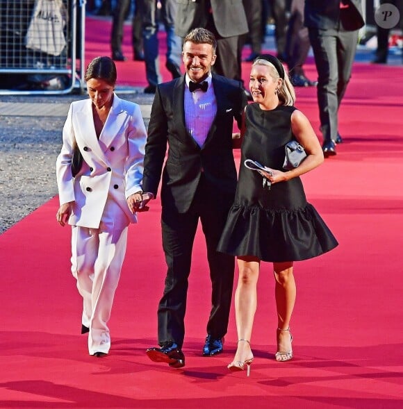 David Beckham et Victoria Beckham, accompagnés de leur fils Brooklyn Beckham ont participé à la soirée "GQ Men of the Year" Awards à Londres le 3 septembre 2019.