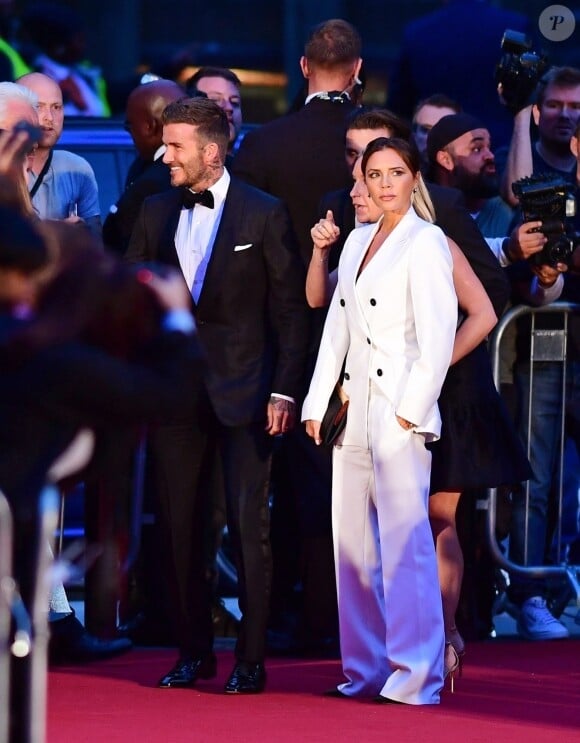 David Beckham et Victoria Beckham, accompagnés de leur fils Brooklyn Beckham ont participé à la soirée "GQ Men of the Year" Awards à Londres le 3 septembre 2019.