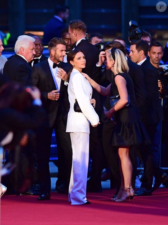 David Beckham et Victoria Beckham, accompagnés de leur fils Brooklyn Beckham ont participé à la soirée "GQ Men of the Year" Awards à Londres le 3 septembre 2019.