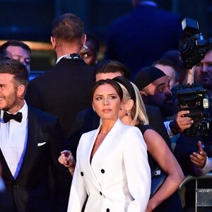 David Beckham et Victoria Beckham, accompagnés de leur fils Brooklyn Beckham ont participé à la soirée "GQ Men of the Year" Awards à Londres le 3 septembre 2019.