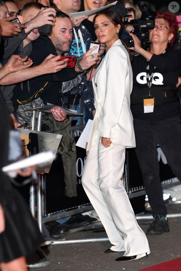 David Beckham et Victoria Beckham, accompagnés de leur fils Brooklyn Beckham ont participé à la soirée "GQ Men of the Year" Awards à Londres le 3 septembre 2019.