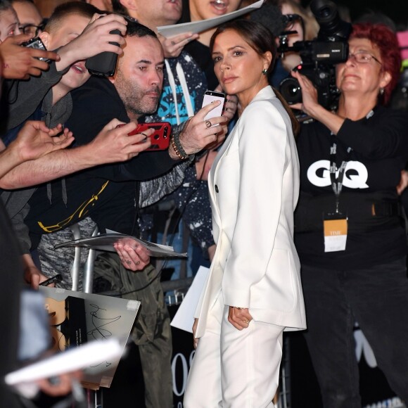 David Beckham et Victoria Beckham, accompagnés de leur fils Brooklyn Beckham ont participé à la soirée "GQ Men of the Year" Awards à Londres le 3 septembre 2019.