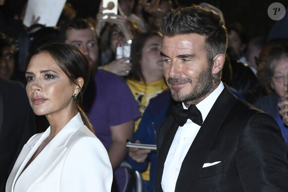 David Beckham et Victoria Beckham, accompagnés de leur fils Brooklyn Beckham ont participé à la soirée "GQ Men of the Year" Awards à Londres le 3 septembre 2019.
