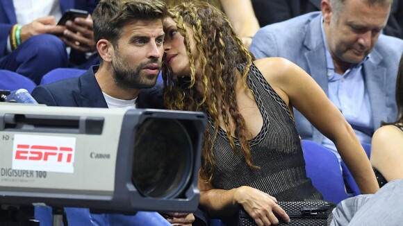Shakira et Gerard Piqué complices à l'US Open, pour soutenir Rafael Nadal