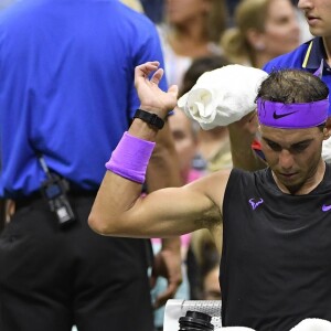 Rafael Nadal lors de l'US Open de Tennis au USTA Billie Jean King National Tennis Center à Flushing dans l'arrondissement du Queens à New York City, New York, Etats-Unis, le 4 septembre 2019. © Chryslene Caillaud/Panoramic/Bestimage