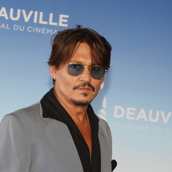 Johnny Depp - Photocall du film "Waiting For The Barbarians" lors du 45éme festival du Cinéma Américain de Deauville le 8 septembre 2019. © Denis Guignebourg/Bestimage