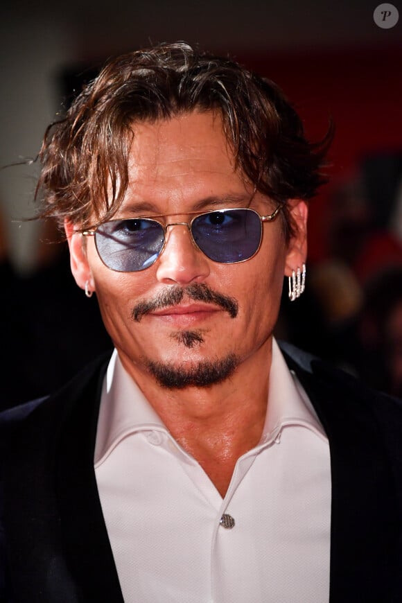 Johnny Depp à la première de "Waiting For Barbarians" au 76ème Festival International du Film de Venise (Mostra), le 6 septembre 2019.