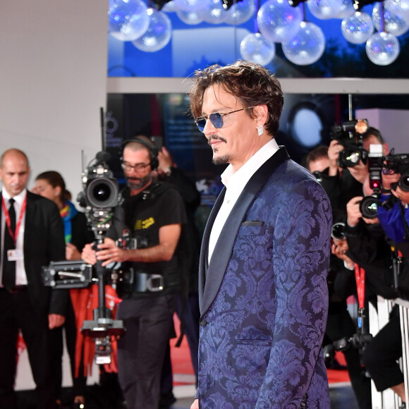 Johnny Depp à la première de "Waiting For Barbarians" au 76ème Festival International du Film de Venise (Mostra), le 6 septembre 2019.