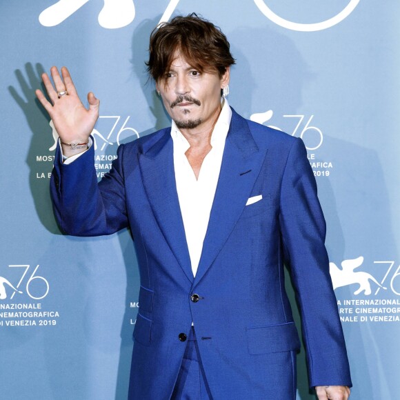 Johnny Depp - Photocall du film "Waiting for the Barbarians" à la 76ème Mostra de Venise, Festival International du Film de Venise, le 6 septembre 2019.07/09/2019 - Venise