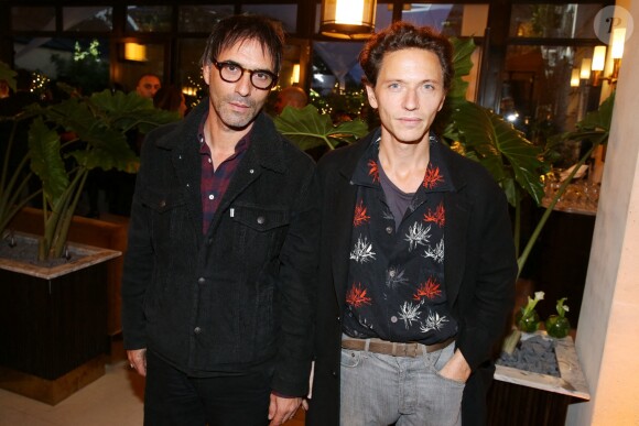 Samuel Benchetrit et le chanteur Raphaël à la soirée d'inauguration de l'hôtel Les Jardins du Faubourg à Paris le 9 septembre 2019, nouvel établissement cinq étoiles au coeur du Triangle d'Or. © Jérôme Dominé/Abacapress.com