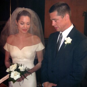 Tournage de Mr et Mme Smith avec Brad Pitt et Angelina Jolie le 10 juin 2005 à Pasadena.