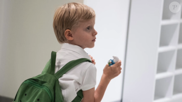 Jacques et Gabriella de Monaco, 4 ans, ont fait leur rentrée scolaire le 10 septembre 2019.