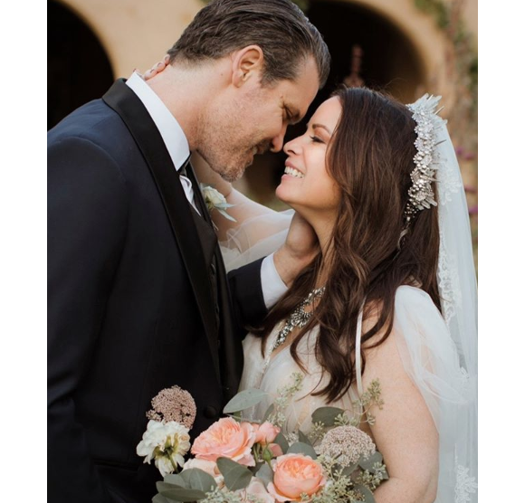 Holly Marie Combs dévoile des photographies de son mariage sur Instagram, le 10 septembre 2019.