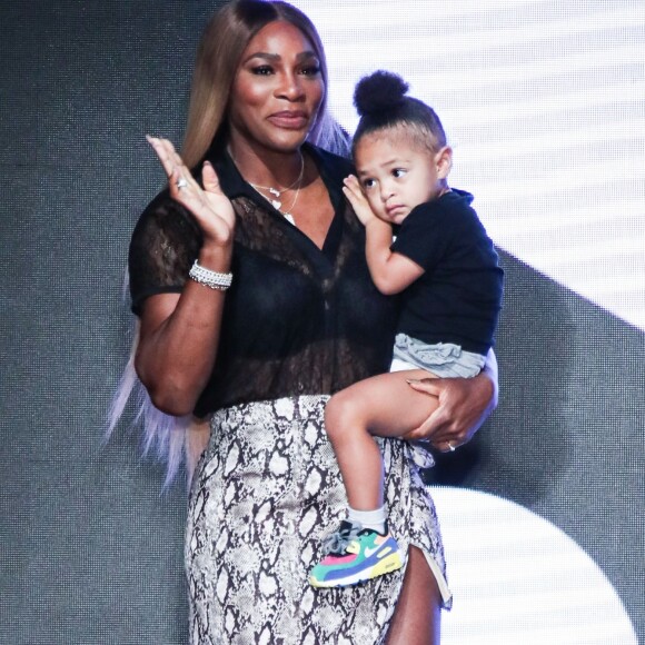 Serena Williams, Alexis Olympia Ohanian Jr. au défilé Prêt à porter Serena Williams Printemps/Eté 2020 lors de la Fashion Week de New York City, New York, Etats-Unis, le 10 septembre 2019.