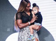 Serena Williams avec sa fille Olympia, intimidée, pour son grand défilé