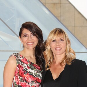 Caterina Murino et Mathilde Seigner lors de la soirée d'ouverture du 59ème festival de télévision de Monte Carlo le 14 juin 2019. © Denis Guignebourg / Bestimage