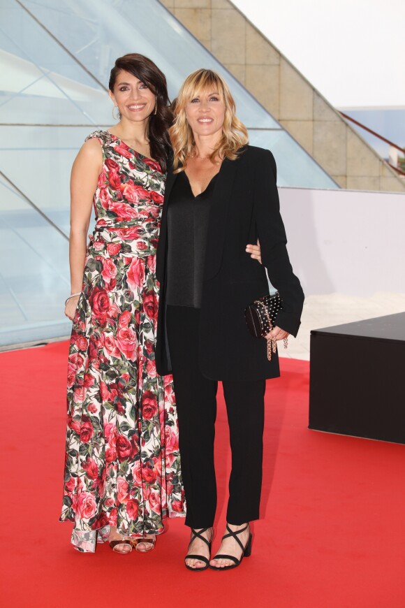 Caterina Murino et Mathilde Seigner lors de la soirée d'ouverture du 59ème festival de télévision de Monte Carlo le 14 juin 2019. © Denis Guignebourg / Bestimage