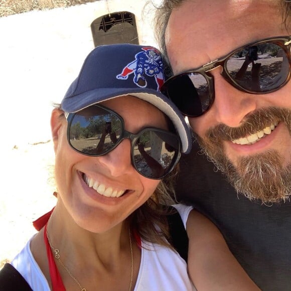 Caterina Murino et son compagnon Edouard, sur Instagram, août 2019.