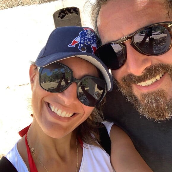 Caterina Murino et son compagnon Edouard, sur Instagram, août 2019.