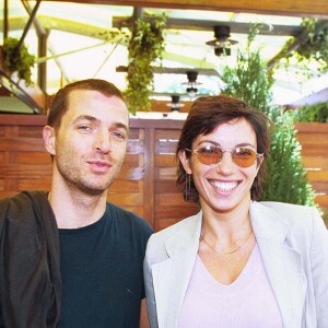 Aure Atika et Philippe "Zdar" Cerboneschi à Roland Garros en 2001.