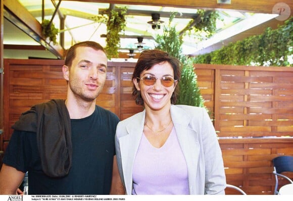 Aure Atika et Philippe "Zdar" Cerboneschi à Roland Garros en 2001.