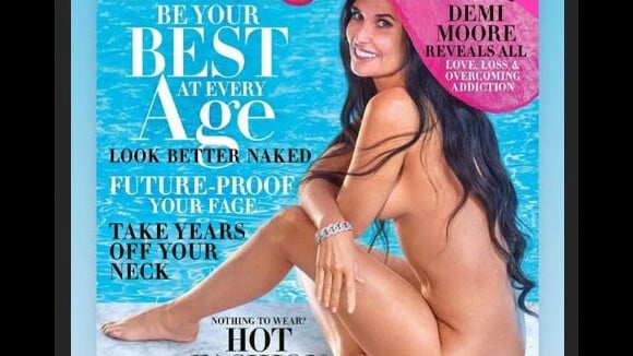 Demi Moore (56 ans) : Entièrement nue en couverture de Harper's Bazaar