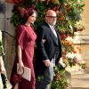 Demi Moore et Eric Buterbaugh - Sorties après la cérémonie de mariage de la princesse Eugenie d'York et Jack Brooksbank en la chapelle Saint-George au château de Windsor, Royaume Uni, le 12 octobre 2018.