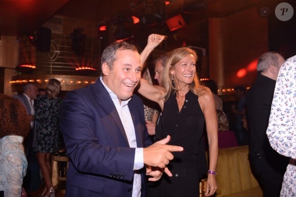 Exclusif - Benjamin Patou (PDG de Moma Group) et Anne Gravoin lors de la soirée d'inauguration du club Manko à Paris, France, le 12 septembre 2019. © Rachid Bellak/Bestimage