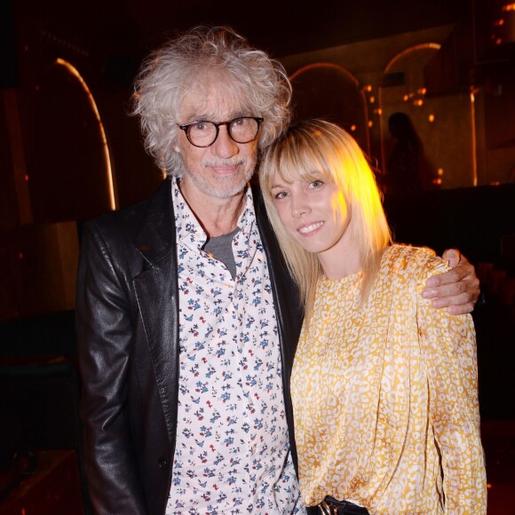 Exclusif - Louis Bertignac et sa compagne Laetitia lors de la soirée d'inauguration du club Manko à Paris, France, le 12 septembre 2019. © Rachid Bellak/Bestimage