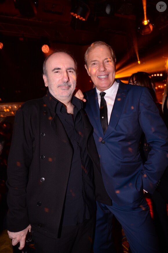 Exclusif - Philippe Harel et Tony Gomez lors de la soirée d'inauguration du club Manko à Paris, France, le 12 septembre 2019. © Rachid Bellak/Bestimage