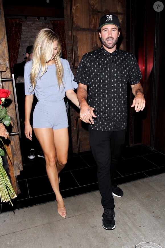 Brody Jenner va fêter son anniversaire avec sa compagne Josie Canseco au night club "Tao" à Los Angeles, le 21 août 2019.