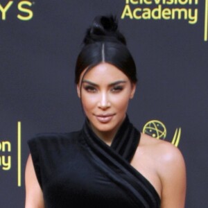 Kim Kardashian à la soirée des "2019 Creative Arts Emmy Awards" au Microsoft Theater à Los Angeles, Californie, Etats-Unis, le 14 septembre 2019.
