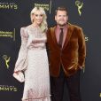 James Corden et sa femme Julia Carey à la soirée des "2019 Creative Arts Emmy Awards" au Microsoft Theater à Los Angeles, Californie, Etats-Unis, le 14 septembre 2019.