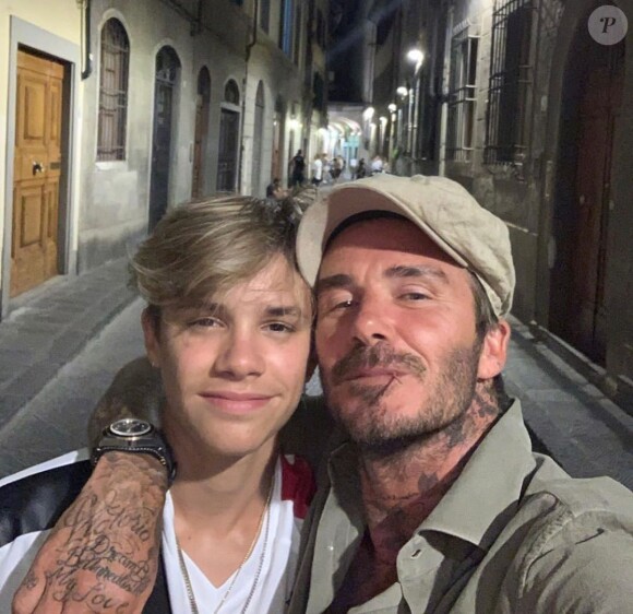 Romeo Beckham sur Instagram, août 2019.