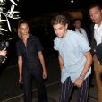 Romeo Beckham - Les célébrités assistent au dîner Beckham organisé au "Harry's Bar" lors de la Fashion week à Londres, le 15 septembre 2019.