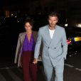 David Beckham, Victoria Beckham - Les célébrités assistent au dîner Beckham organisé au "Harry's Bar" lors de la Fashion week à Londres, le 15 septembre 2019.