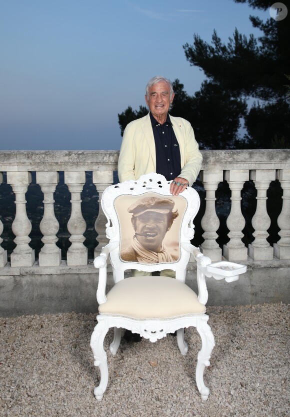 Exclusif - Rendez-vous avec Jean-Paul Belmondo lors du mariage du footballeur Sébastien Frey avec Petra au Château Saint Georges à Grasse le 29 juin 2019. © Denis Guignebourg/Bestimage