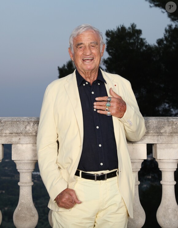 Exclusif - Rendez-vous avec Jean-Paul Belmondo lors du mariage du footballeur Sébastien Frey avec Petra au Château Saint Georges à Grasse le 29 juin 2019. © Denis Guignebourg/Bestimage