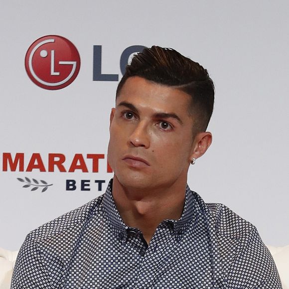 Cristiano Ronaldo assiste au Prix Marca Leyenda à Madrid en Espagne, le 29 juillet 2019.