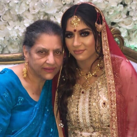 Trisha Malik a partagé des photos du mariage de sa fille Safaa, sur Instagram, le 17 septembre 2019.