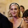 Katy Perry et son fiancé Orlando Bloom au dîner de répérition du mariage de la styliste Misha Nonoo, amie proche de Meghan Markle. A Rome, le 19 septembre 2019.