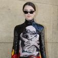 Maya Henry arrive au défilé Haute Couture Valentino collection Automne-Hiver 2019/20 à l'hôtel Salomon de Rothschild à Paris, France, le 3 juillet 2019. © Veeren-Clovis/Bestimage