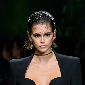Kaia Gerber - Défilé Versace Collection Prêt-à-Porter Printemps/Eté 2020 lors de la Fashion Week de Milan, le 20 septembre 2019.