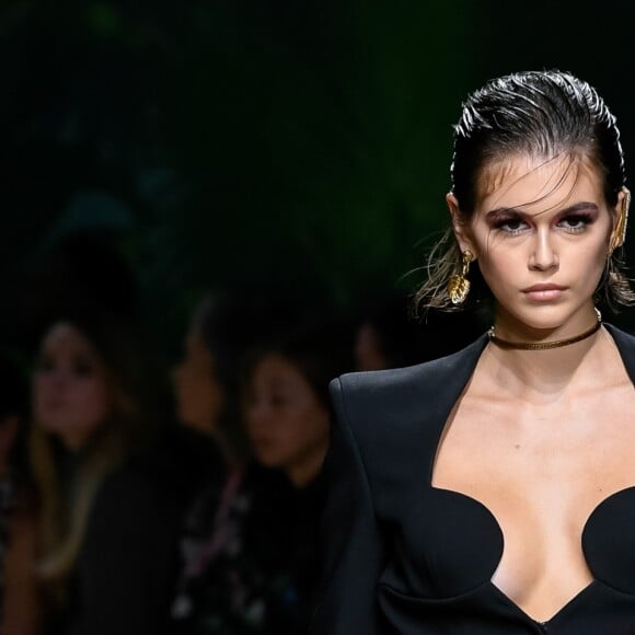 Kaia Gerber - Défilé Versace Collection Prêt-à-Porter Printemps/Eté 2020 lors de la Fashion Week de Milan, le 20 septembre 2019.